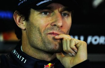 Webber was perplexed after the AGP