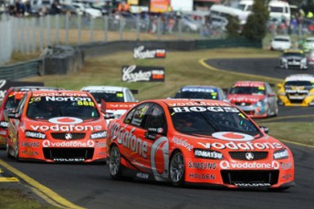 The #1 and #888 TeamVodafone Commodores