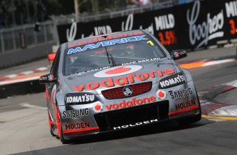 2012 V8 Supercars champion Jamie Whincup at the Sydney circuit today