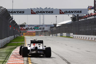 Mark Webber at the Australian Grand Prix last year