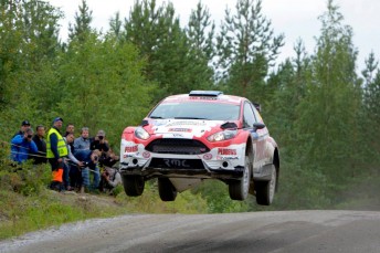 Pedder sits fifth in WRC2