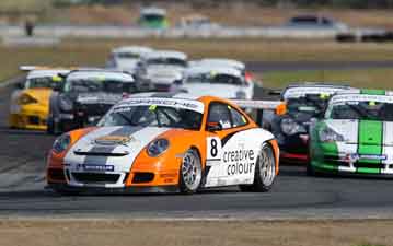 thumb Jeff Bobik leads the field at Mallala last year