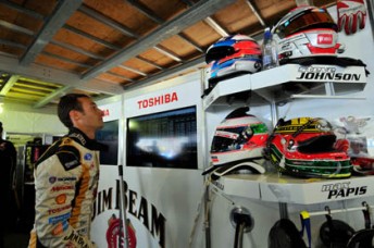 Jim Beam Racing driver Dean Fiore