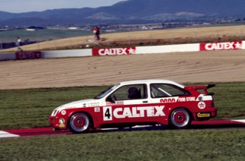 Colin Bond in his Calex Sierra drives through the Caltex Chase in 1988