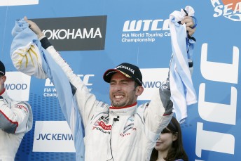 Jose Maria Lopez celebrates    maiden World Touring Car title 