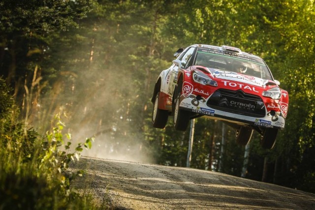 Kris Meeke got the jump on the pack in Finland