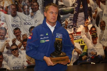 Jarmo Lehtinen was awarded the fourth annual Michael Park ‘Beef' trophy