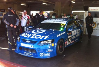 The Tru-Blu Norton Ford in Dick Johnson Racing