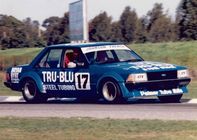 The Tru-Blu XD, pictured here at Surfers Paradise in 1980, brought with it a new Ford hero in Dick Johnson