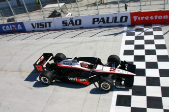 Will Power was fastest in IZOD IndyCar Series practice on the streets of Sao Paulo, Brazil