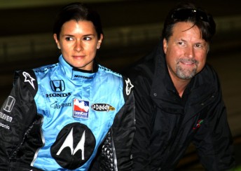 Michael Andretti, right, has now completed his takeover of AGR, paving the way for the re-signing of Danica Patrick