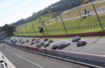 The Production Sports Cars at the 2011 Bathurst Motor Festival