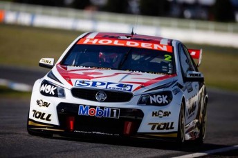 Garth Tander is the only Walkinshaw regular at Winton today