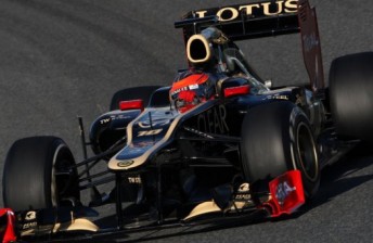 thumb Romain Grosjean continued the Lotus