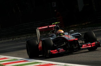 Lewis Hamilton set the pace on Friday at Monza