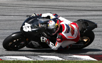 Jack Miller aboard the LCR Honda during a test at Sepang late last year