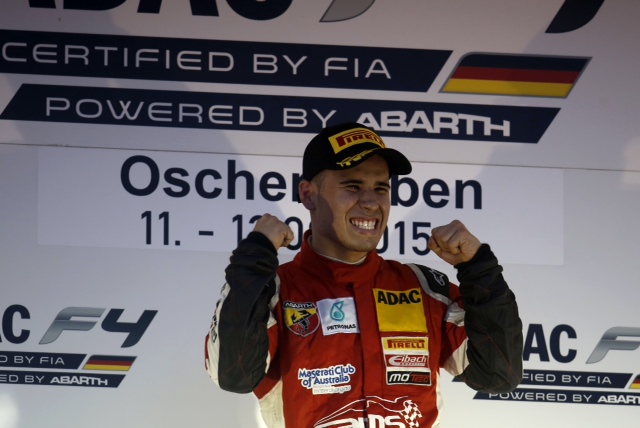 Joey Mawson has kept his German F4 hopes alive with final race victory at Oschersleben