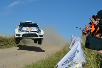 Ogier is in a tight battle at the front in Poland