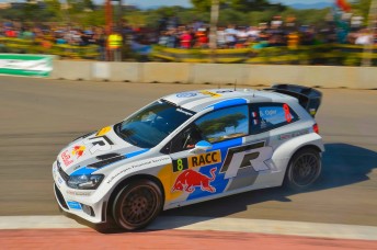 Sebastien Ogier is the leader in Spain