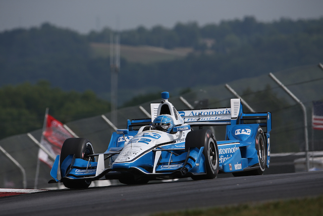 Simon Pagenaud soars to pole with a record lap 