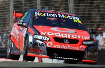 Whincup in the TeamVodafone Commodore