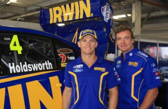 Lee Holdsworth (left) and Craig Baird will team-up in the enduros
