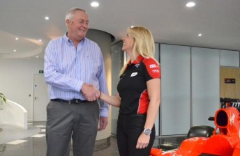 John Booth and Maria De Villota