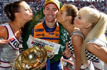 thumb Will Davison on the Clipsal 500 podium