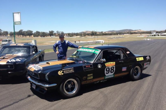 Glenn Seton tested the Mustang at Winton recently