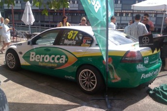 A PMM Commodore in Sydney today, featuring major backing from natural energy drink Berocca