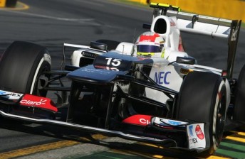 Sergio Perez will start from the back of the grid
