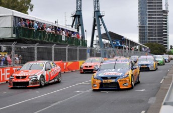 thumb The V8 Supercars field at the 2011 season finale