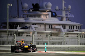 Mark Webber at the Abu Dhabi Grand Prix in November last year 
