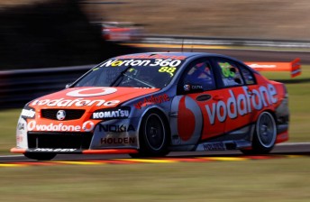 Jamie Whincup in his TeamVodafone Commodore