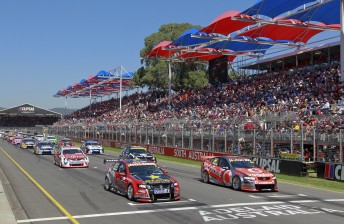 The start of the Clipsal 500 this year