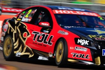 Leading Holden Racing Team driver Garth Tander