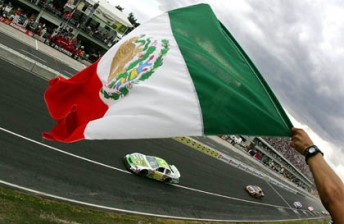 A 2005 NASCAR Busch Series race in Mexico City