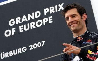 A podium in Germany...at a place that would be pivotal a little later in Webber