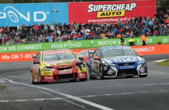 Cars #200 and #9 were both in the wars at Bathurst
