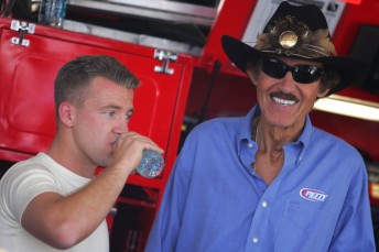 AJ Allmendinger will no doubt be getting some stern words from Richard Petty at Talladega this weekend after a drink driving charge