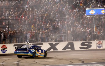 Kurt Busch took the win at Texas to make one fan a millionaire and to ruin his brother