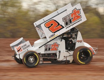 Dale Blaney aboard the Ti-22 Performance Maxim. Pic: Paul Arch