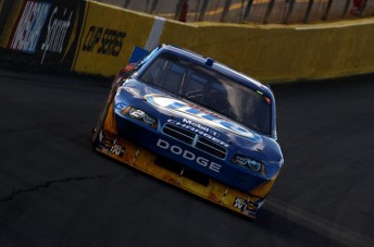 thumb Penske Racing driver Kurt Busch on his way to victory in Charlotte