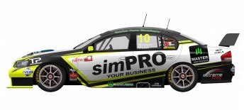 The livery of Chaz Mostert and Ash Walsh