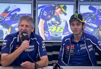 Burgess and Rossi gave the media in Valancia