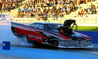 Peter Kapiris won the Westernationals and maintained his Top Doorslammer Championship lead