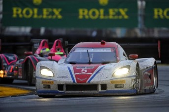 The winning Action Express Corvette 