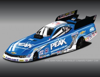 John Force signs with Chevrolet 