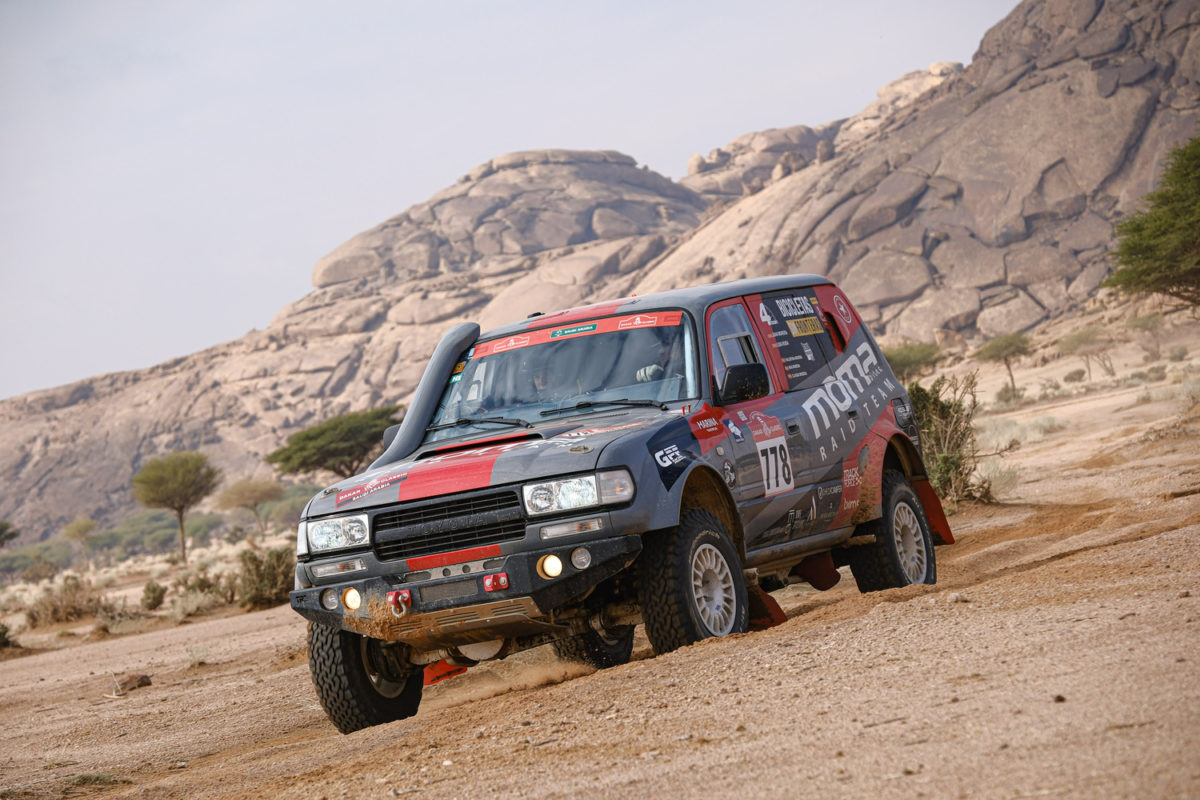 Juan Morera has won the Dakar Classic title in an HDJ80 LandCruiser. Picture: ASO/FOTOP