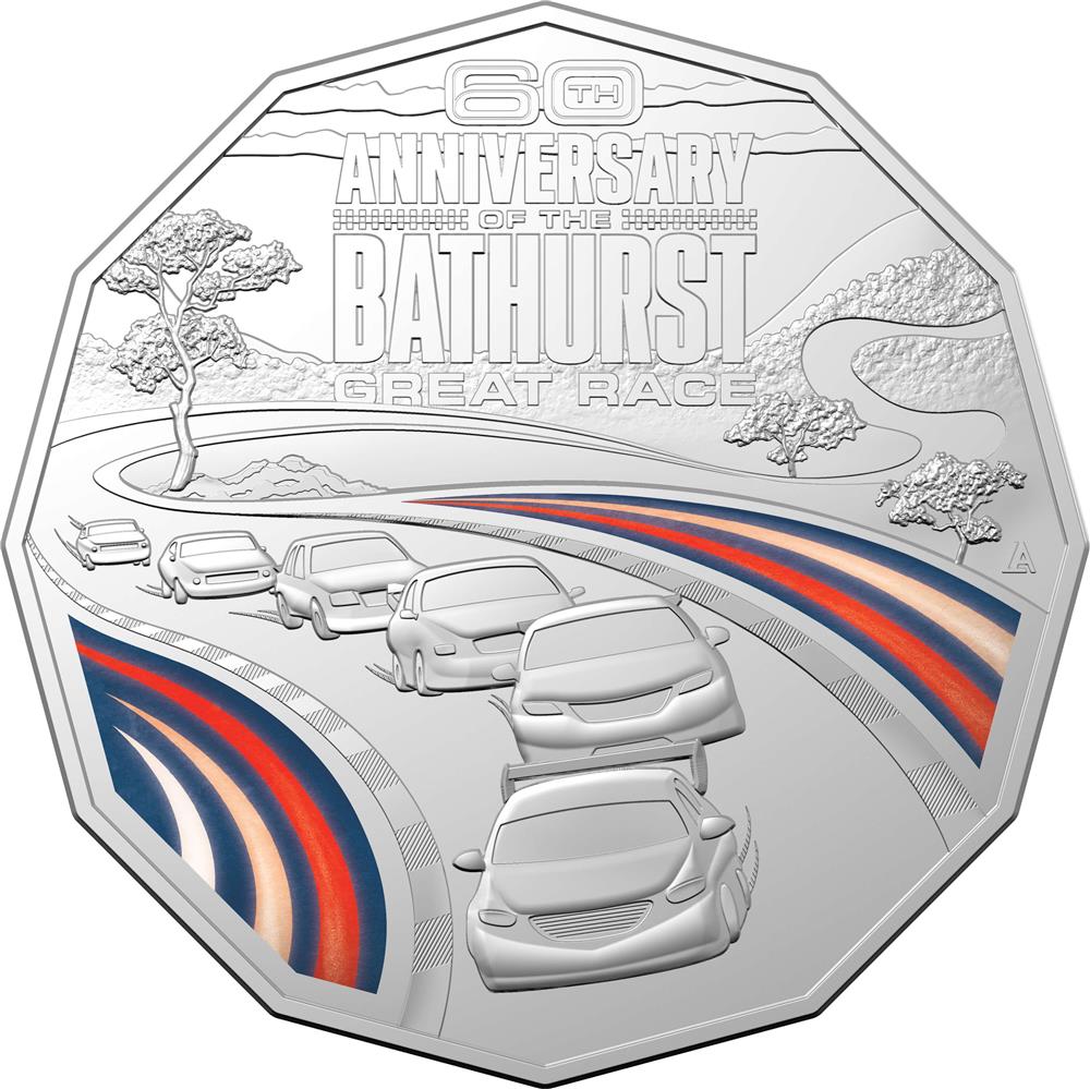 The commemorative Bathurst 1000 coin. Image: Supplied